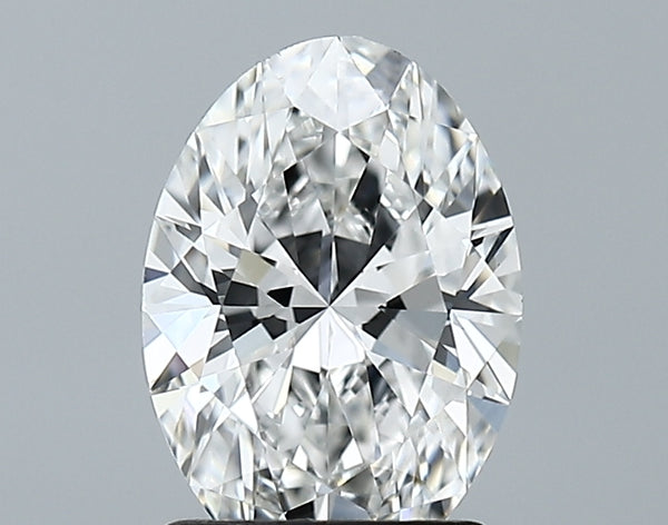 Lab-Grown 1.57 Carat Oval Shape Diamond color E Clarity VVS2, precious stones, engagement diamonds