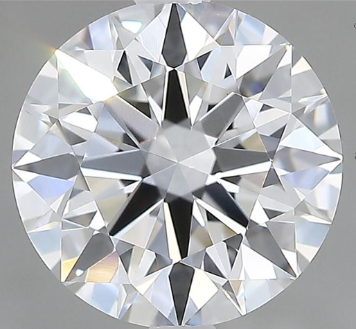 Lab-Grown 2.65 Carat Round Brilliant Diamond color D Clarity VVS2, precious stones, engagement diamonds