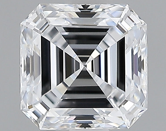 Lab-Grown 1.00 Carat Asscher Cut Diamond color D Clarity VVS2, precious stones, engagement diamonds