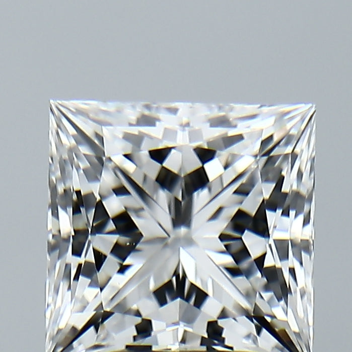 Lab-Grown 3.07 Carat Princess Cut Diamond color E Clarity VVS2, precious stones, engagement diamonds