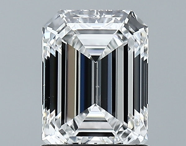 Lab-Grown 1.42 Carat Emerald Cut Diamond color D Clarity VS1 With GIA Certificate, precious stones, engagement diamonds