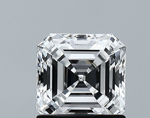 Lab-Grown 1.07 Carat Asscher Cut Diamond color D Clarity VVS2 With GIA Certificate, precious stones, engagement diamonds