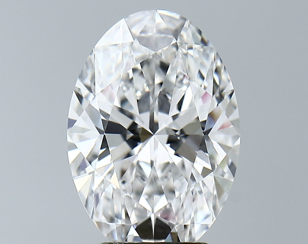 Lab-Grown 3.81 Carat Oval Shape Diamond color D Clarity VVS2 With GIA Certificate, precious stones, engagement diamonds