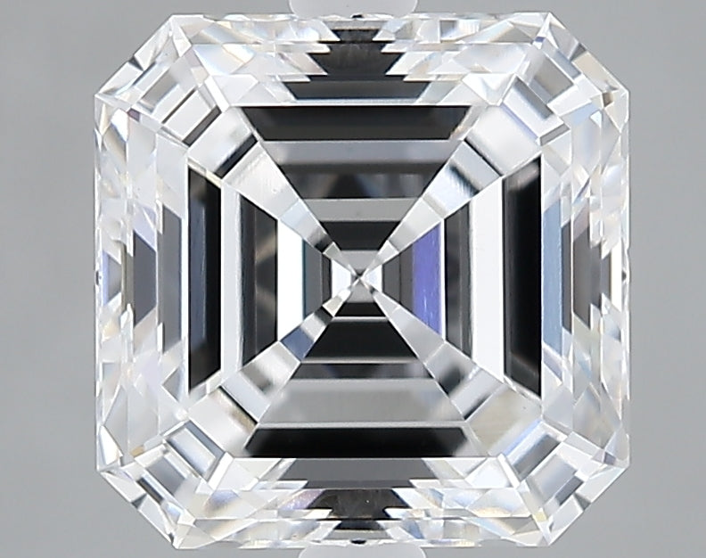 Lab-Grown 2.79 Carat Asscher Cut Diamond color E Clarity VS1 With GIA Certificate, precious stones, engagement diamonds