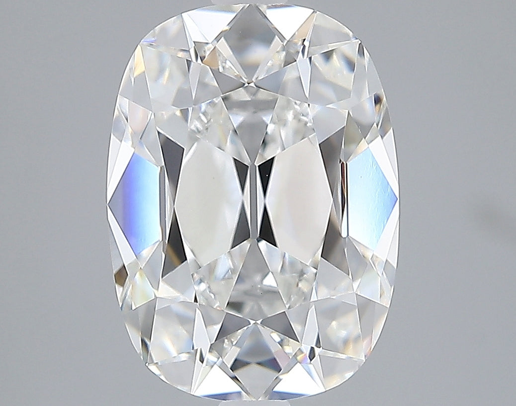 Lab-Grown 2.85 Carat Antique Cushion Cut Diamond color E Clarity VVS2, precious stones, engagement diamonds
