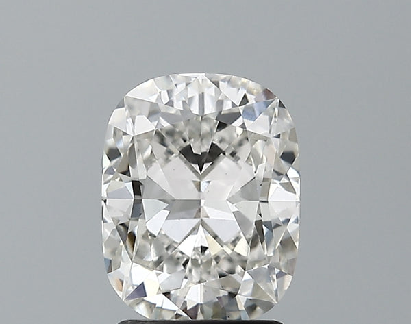 Lab-Grown 1.77 Carat Cushion Modified Brilliant Cut Diamond color I Clarity VVS2 With GIA Certificate, precious stones, engagement diamonds