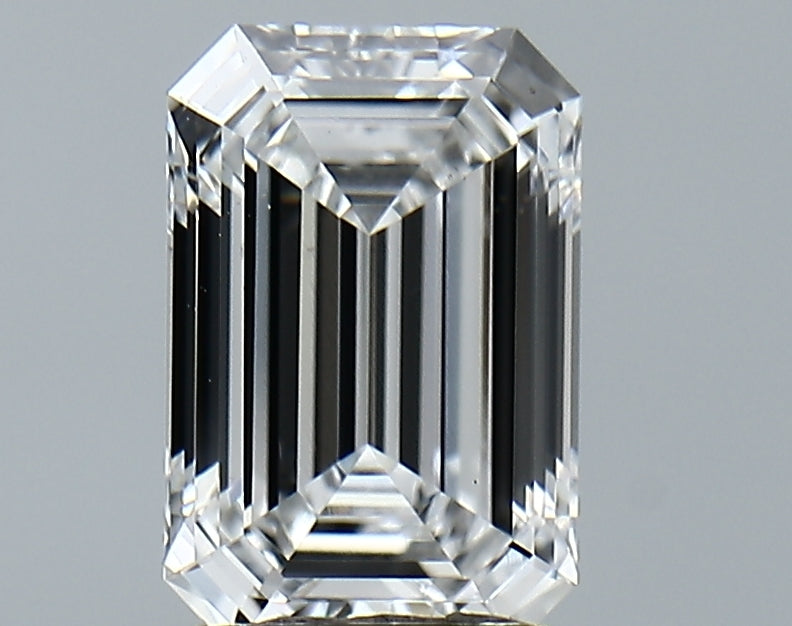 Lab-Grown 2.05 Carat Emerald Cut Diamond color E Clarity VS1, precious stones, engagement diamonds