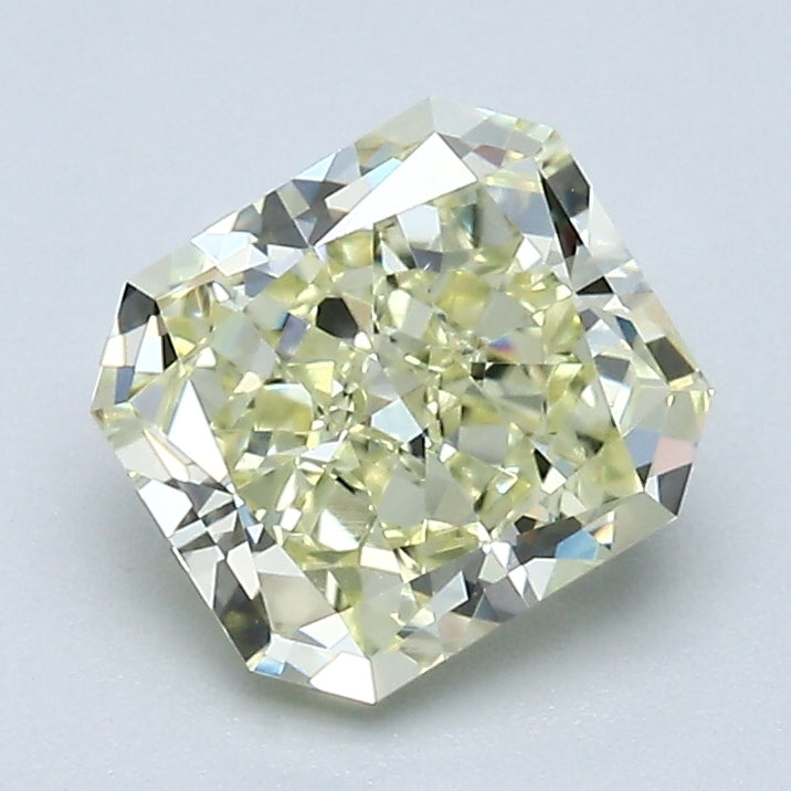 1.52 Carat Radiant Cut Diamond color Fancy Light  Yellow Clarity VVS1, natural diamonds, precious stones, engagement diamonds