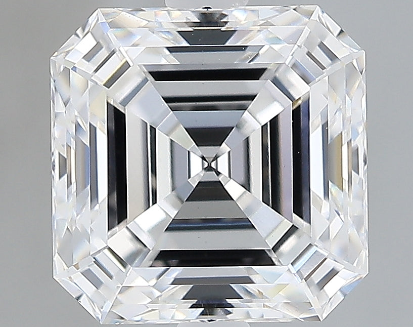 Lab-Grown 2.85 Carat Asscher Cut Diamond color E Clarity VVS2 With GIA Certificate, precious stones, engagement diamonds