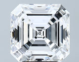 Lab-Grown 4.39 Carat Asscher Cut Diamond color D Clarity VVS2 With GIA Certificate, precious stones, engagement diamonds