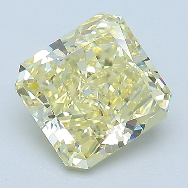 1.72 Carat Radiant Cut Natural Mined Diamond Fancy Light  Yellow Color VVS2 Clarity With GIA Certificate, natural diamonds, precious stones, engagement diamonds
