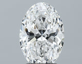 Lab-Grown 3.15 Carat Oval Shape Diamond color D Clarity VVS2 With GIA Certificate, precious stones, engagement diamonds