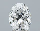 Lab-Grown 1.58 Carat Oval Shape Diamond color E Clarity VS1 With GIA Certificate, precious stones, engagement diamonds