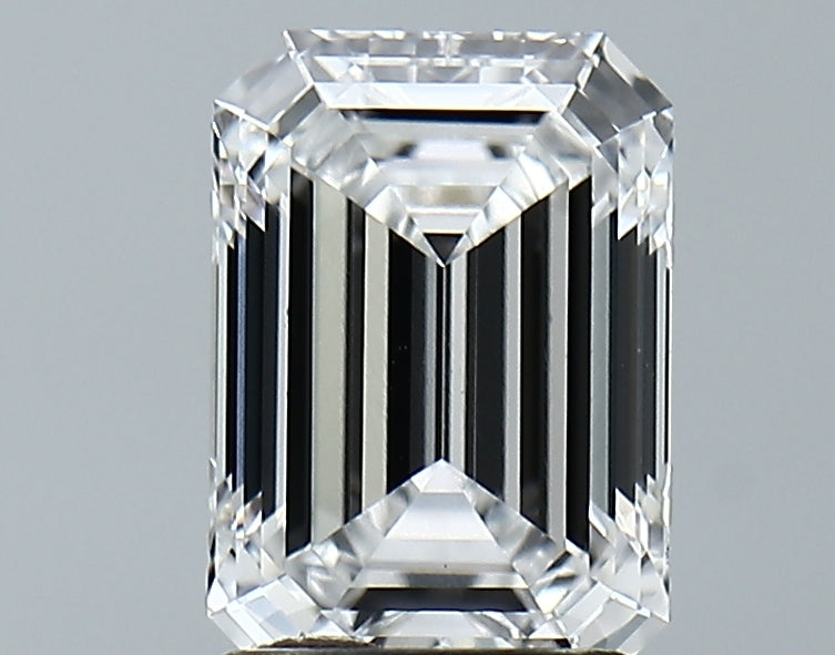 Lab-Grown 2.06 Carat Emerald Cut Diamond color D Clarity VS1 With GIA Certificate, precious stones, engagement diamonds