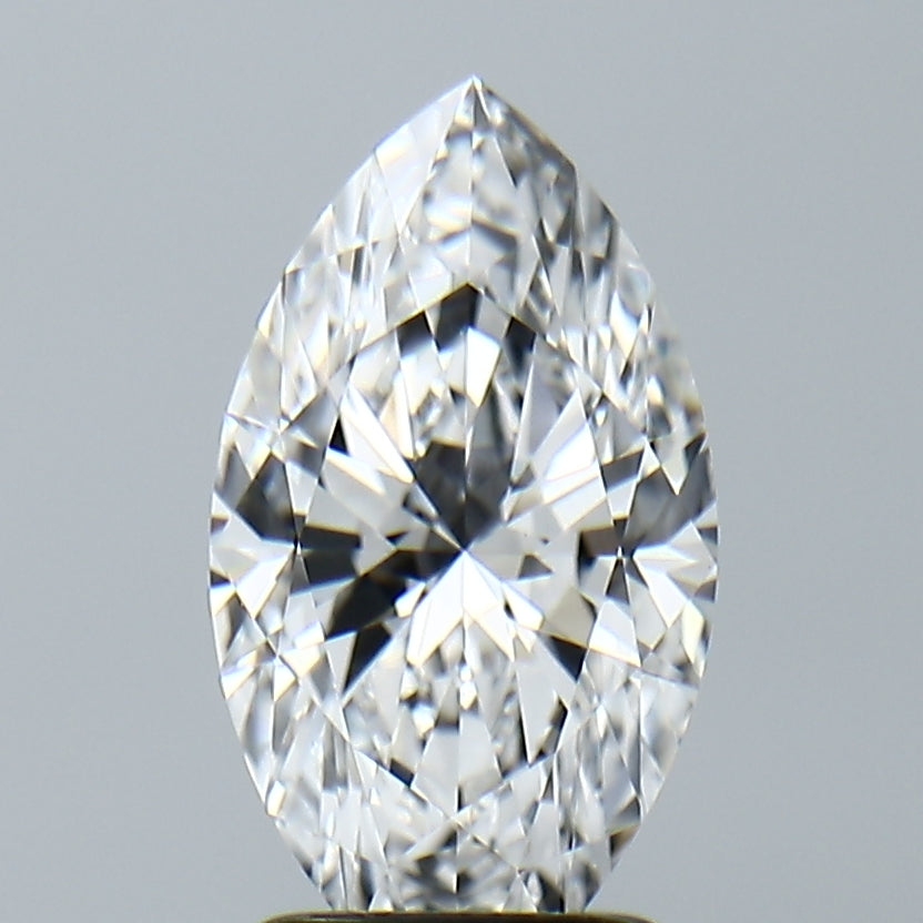 Lab-Grown 2.12 Carat Marquis Shape Diamond color E Clarity VVS2, precious stones, engagement diamonds