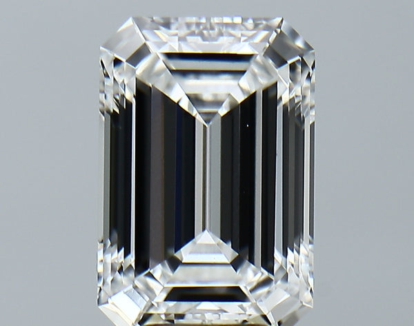Lab-Grown 4.32 Carat Emerald Cut Diamond color E Clarity VVS2, precious stones, engagement diamonds