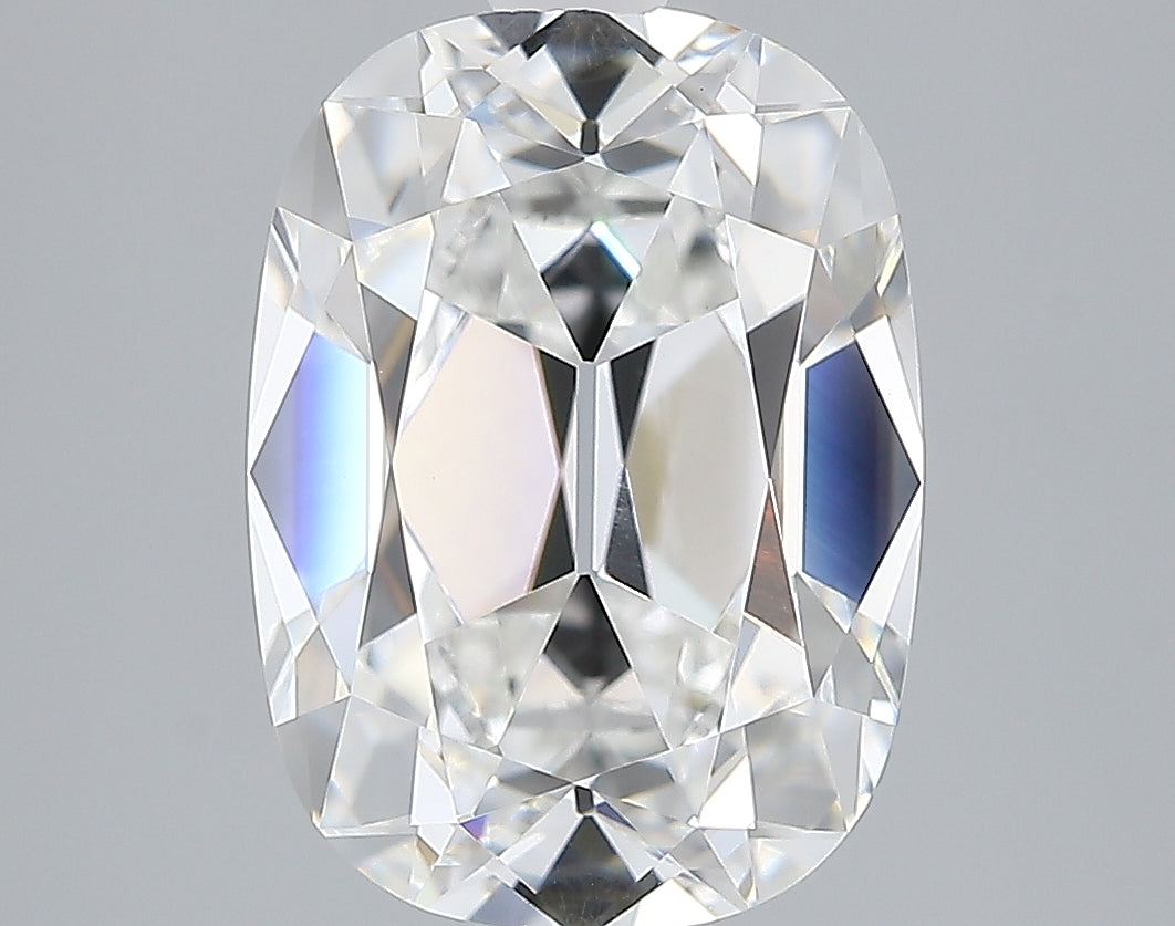Lab-Grown 3.31 Carat Antique Cushion Cut Diamond color E Clarity VVS2, precious stones, engagement diamonds