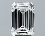 Lab-Grown 3.83 Carat Emerald Cut Diamond color F Clarity VVS2 With GIA Certificate, precious stones, engagement diamonds