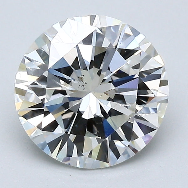 1.98 Carat Round Brilliant Natural Mined Diamond H Color I1 Clarity With GIA Certificate, natural diamonds, precious stones, engagement diamonds
