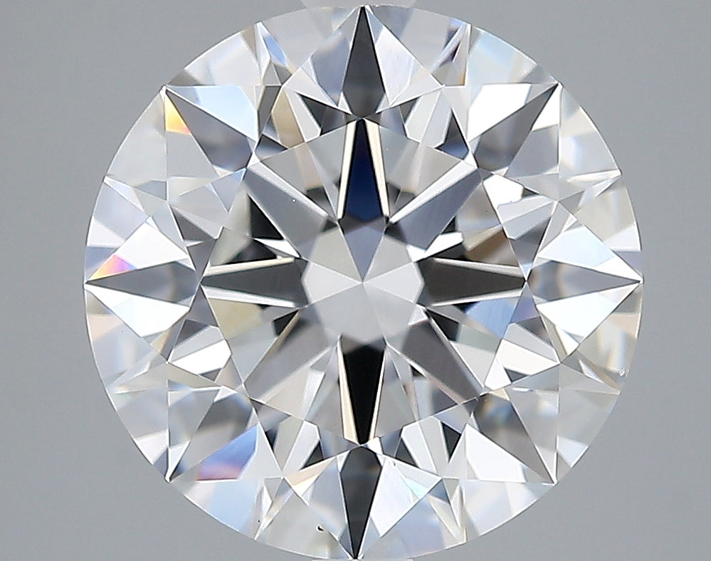 Lab-Grown 3.79 Carat Round Brilliant Diamond color D Clarity VVS2, precious stones, engagement diamonds