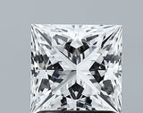 Lab-Grown 1.42 Carat Princess Cut Diamond color D Clarity VVS2 With GIA Certificate, precious stones, engagement diamonds