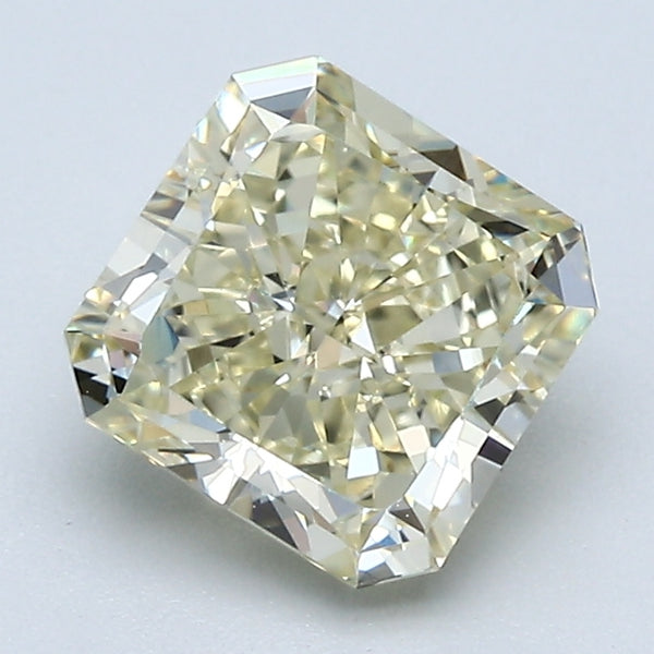 1.70 Carat Radiant Cut Natural Mined Diamond Fancy Light Brownish Yellow Color VVS2 Clarity With GIA Certificate, natural diamonds, precious stones, engagement diamonds