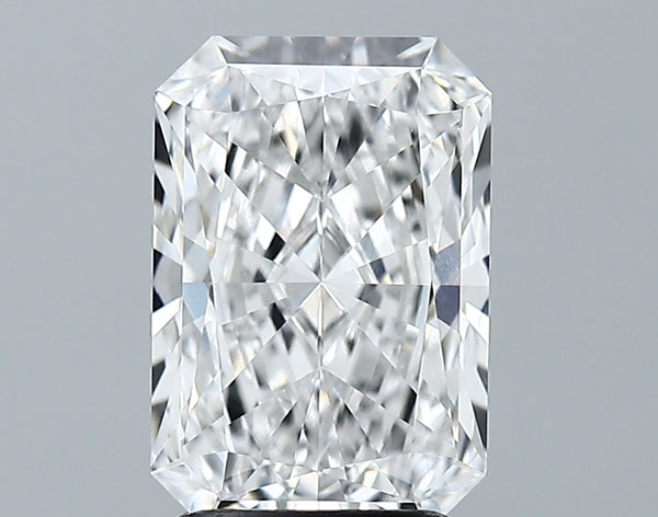 Lab-Grown 2.63 Carat Radiant Cut Diamond color E Clarity VVS2 With GIA Certificate, precious stones, engagement diamonds