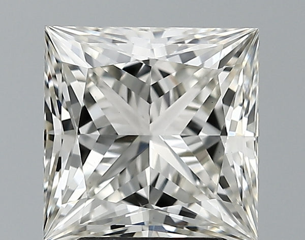 Lab-Grown 3.07 Carat Princess Cut Diamond color I Clarity VS1, precious stones, engagement diamonds