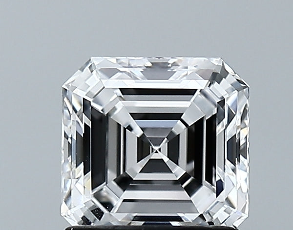 Lab-Grown 1.30 Carat Asscher Cut Diamond color D Clarity VVS2 With GIA Certificate, precious stones, engagement diamonds