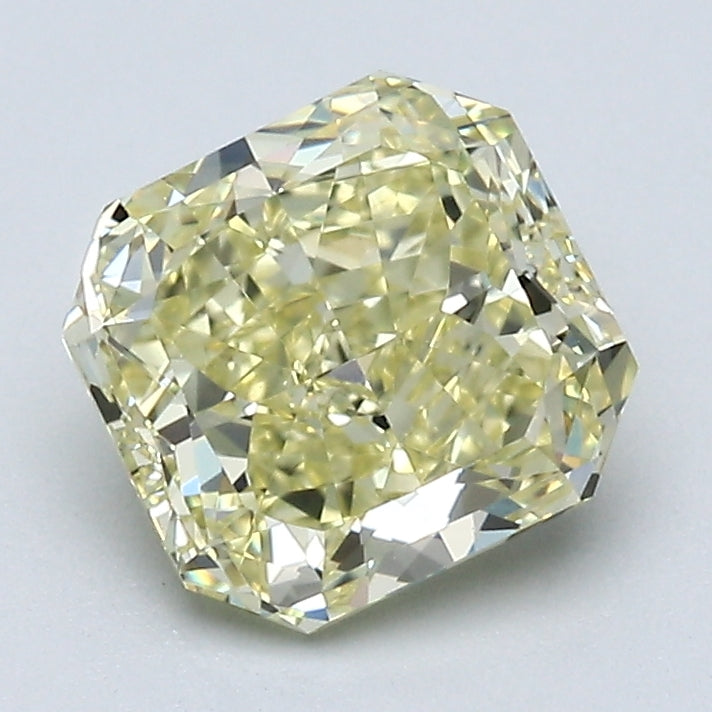1.73 Carat Radiant Cut Natural Mined Diamond Fancy  Yellow Color VS2 Clarity With GIA Certificate, natural diamonds, precious stones, engagement diamonds