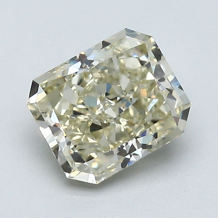 1.32 Carat Radiant Cut Natural Mined Diamond Fancy Light Brownish Yellow Color VS2 Clarity With GIA Certificate, natural diamonds, precious stones, engagement diamonds