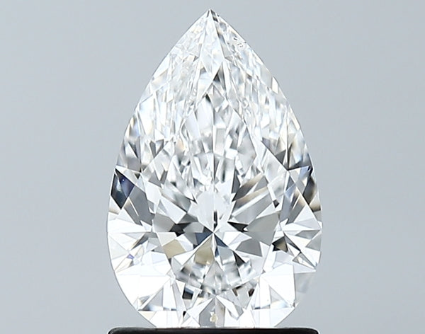 Lab-Grown 1.23 Carat Pear Shape Diamond color D Clarity SI1 With GIA Certificate, precious stones, engagement diamonds