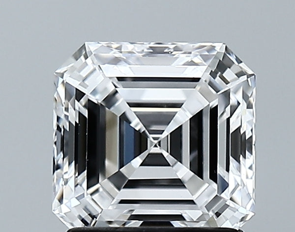 Lab-Grown 1.60 Carat Asscher Cut Diamond color D Clarity VVS1 With GIA Certificate, precious stones, engagement diamonds