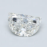 0.69 Carat Half Moon Shape Diamond color G Clarity VS1, natural diamonds, precious stones, engagement diamonds