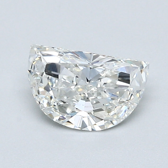 0.69 Carat Half Moon Shape Diamond color G Clarity VS1, natural diamonds, precious stones, engagement diamonds