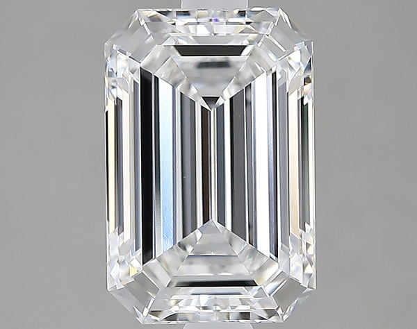 Lab-Grown 2.11 Carat Emerald Cut Diamond color E Clarity VVS2, precious stones, engagement diamonds