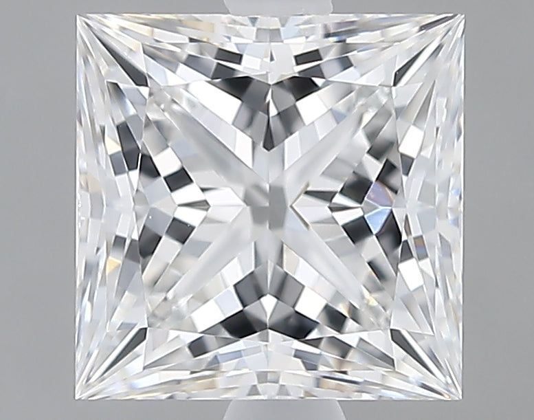 Lab-Grown 2.21 Carat Princess Cut Diamond color E Clarity VVS1, precious stones, engagement diamonds