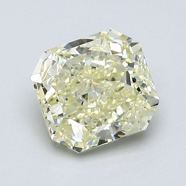 1.13 Carat Radiant Cut Diamond color Fancy Light  Yellow Clarity VVS1, natural diamonds, precious stones, engagement diamonds