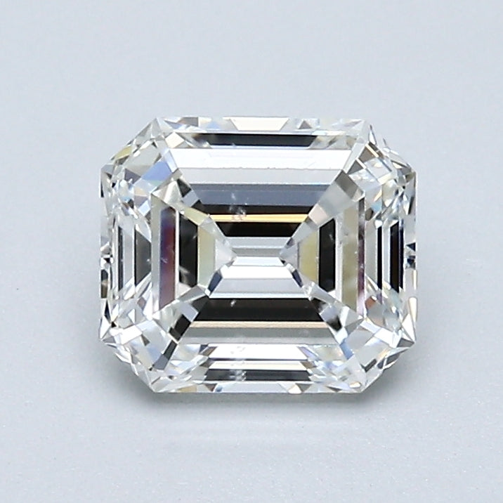 0.96 Carat Asscher Cut Natural Mined Diamond F Color SI1 Clarity With GIA Certificate, natural diamonds, precious stones, engagement diamonds