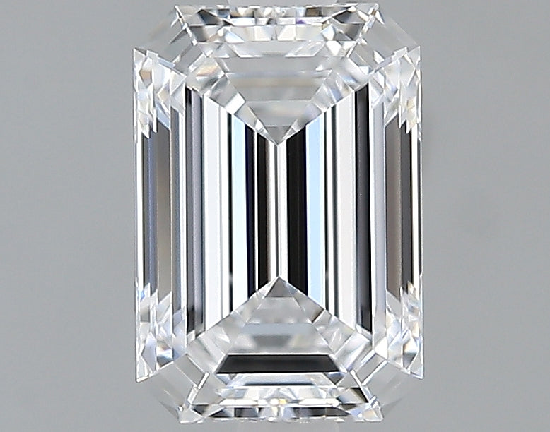 Lab-Grown 1.24 Carat Emerald Cut Diamond color D Clarity VS1, precious stones, engagement diamonds