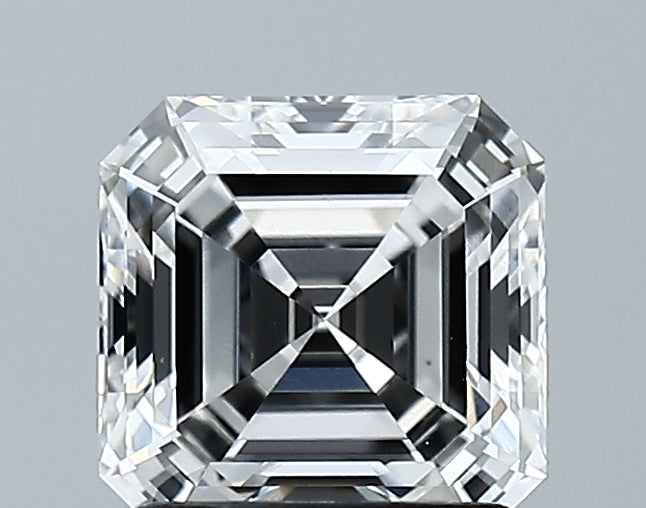 Lab-Grown 1.56 Carat Asscher Cut Diamond color D Clarity VVS2 With GIA Certificate, precious stones, engagement diamonds