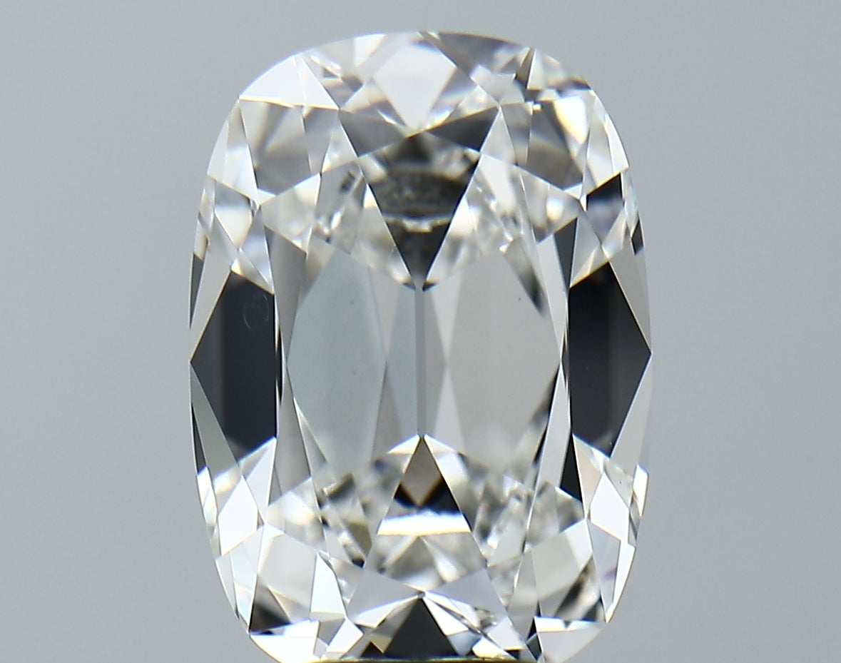 Lab-Grown 6.56 Carat Antique Cushion Cut Diamond color E Clarity VS1, precious stones, engagement diamonds
