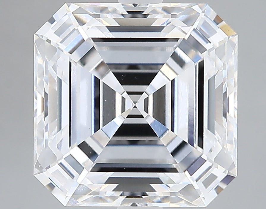 Lab-Grown 3.84 Carat Asscher Cut Diamond color D Clarity VS1 With GIA Certificate, precious stones, engagement diamonds