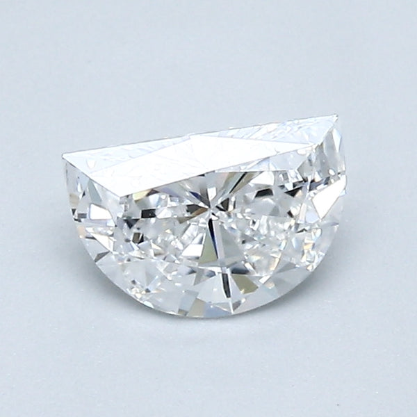 0.55 Carat Half Moon Shape Natural Mined Diamond D Color I1 Clarity With GIA Certificate, natural diamonds, precious stones, engagement diamonds