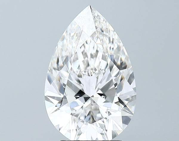 Lab-Grown 3.32 Carat Pear Shape Diamond color G Clarity VS1 With GIA Certificate, precious stones, engagement diamonds