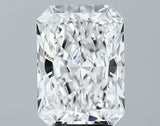 Lab-Grown 3.81 Carat Radiant Cut Diamond color E Clarity VVS2 With GIA Certificate, precious stones, engagement diamonds