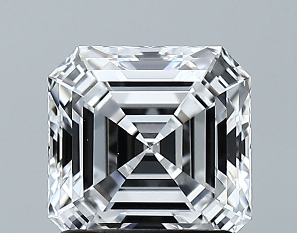 Lab-Grown 1.58 Carat Asscher Cut Diamond color D Clarity VVS1 With GIA Certificate, precious stones, engagement diamonds