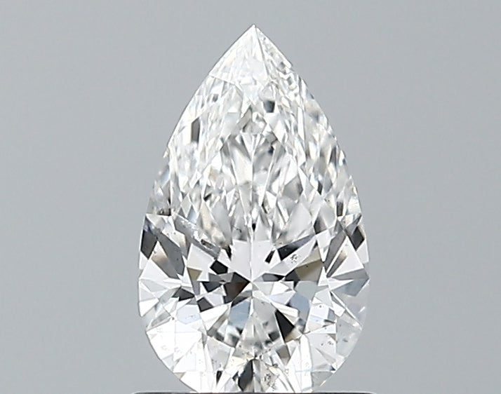 Lab-Grown 0.71 Carat Pear Shape Diamond color F Clarity SI2, precious stones, engagement diamonds