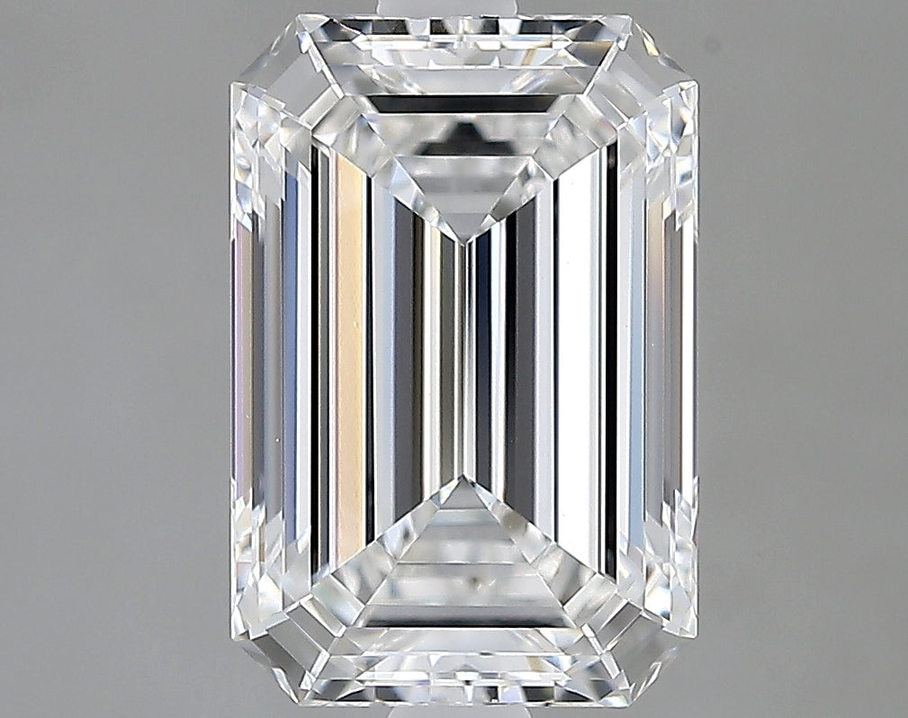 Lab-Grown 2.56 Carat Emerald Cut Diamond color E Clarity VVS1, precious stones, engagement diamonds