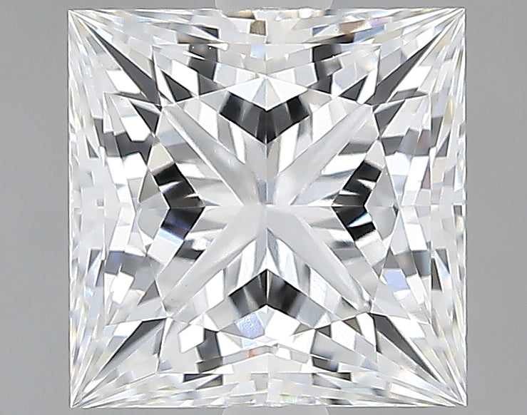 Lab-Grown 2.23 Carat Princess Cut Diamond color E Clarity VVS2, precious stones, engagement diamonds
